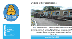 Desktop Screenshot of busybeespreschool.org.uk