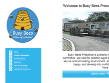 Tablet Screenshot of busybeespreschool.org.uk